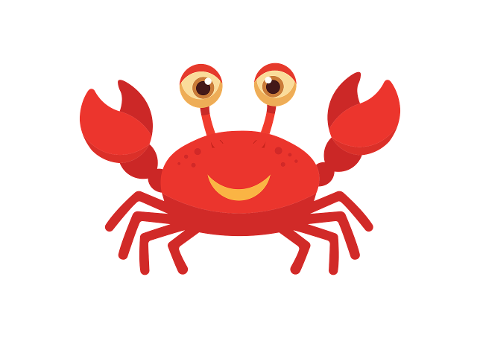 crab-cartoon-marine-life-summer-10494957