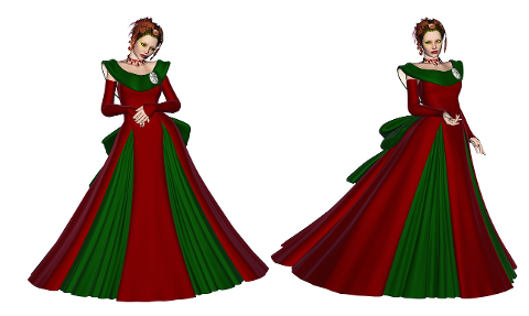 christmas-gown-dress-lady-winter-4528532