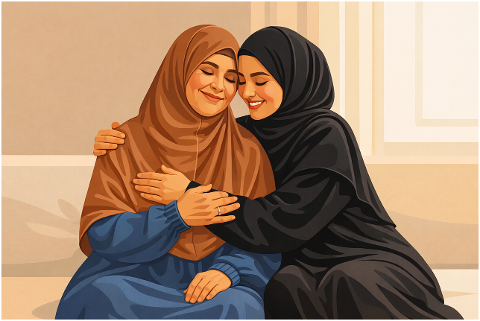muslim-women-mother-and-daughter-10165153