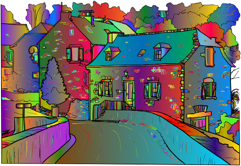 houses-village-psychedelic-town-7100069