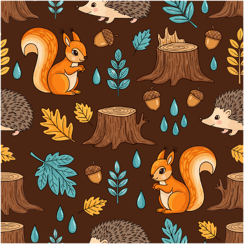 squirrel-pattern-10126365