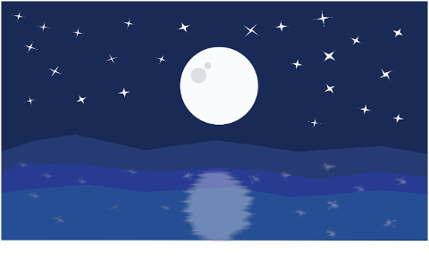moon-sea-ocean-night-moonlight-4563611
