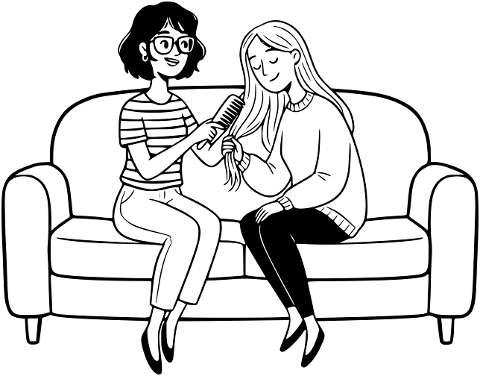 drawing-smoking-couple-love-nature-10093852