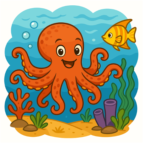 octopus-cartoon-octopus-sea-animals-9868433
