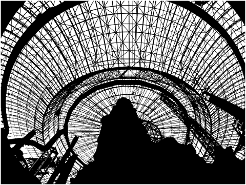 geodesic-dome-building-silhouette-5249421