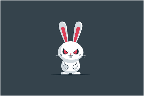 ai-generated-white-rabbit-zombie-9709396