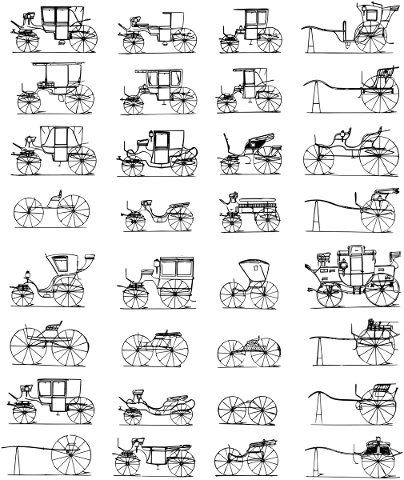 stagecoach-carriage-line-art-horse-5004432