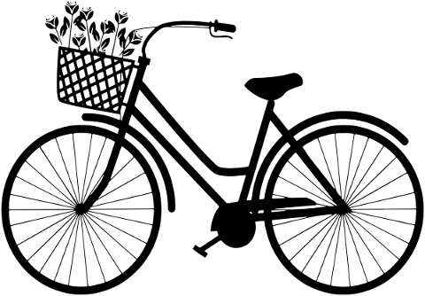 bicycle-silhouette-bicycle-basket-4869561