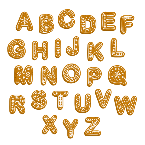 gingerbread-letters-alphabet-4701308