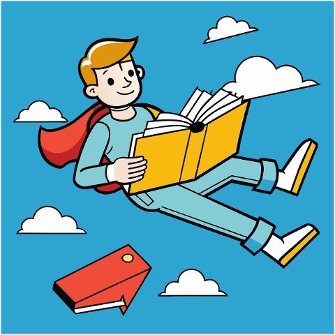 ai-generated-boy-book-flying-9080486