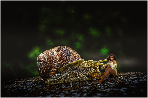 snail-woman-surreal-fantasy-shell-6145073