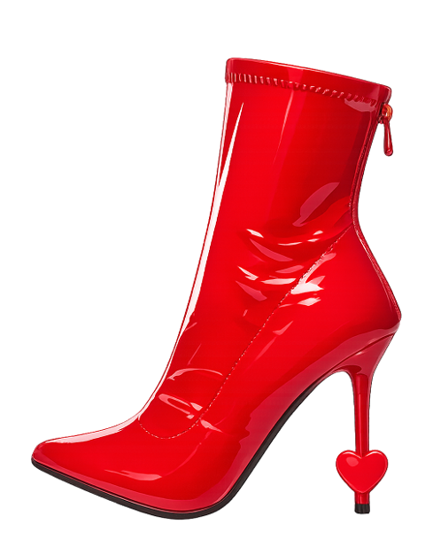 red-boots-ankle-boots-10073372