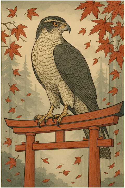 goshawk-hawk-autumn-fall-leaves-9885933