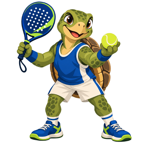 padel-turtle-cartoon-mascot-green-10488807