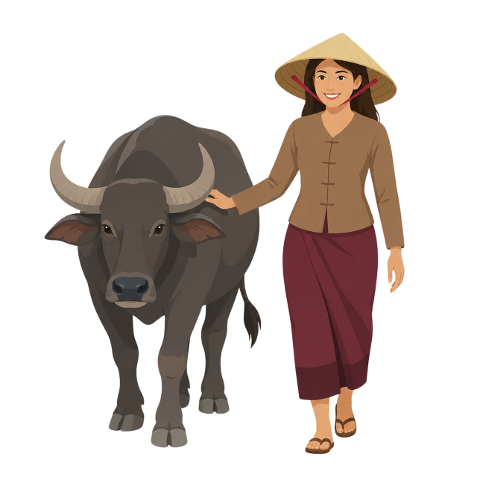vietnamese-farmer-buffalo-10444019