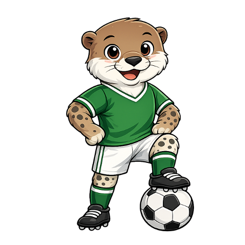 otter-mascot-soccer-ball-ireland-10335022