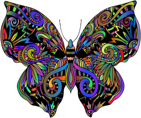 butterfly-zentangle-mandala-insect-6810599