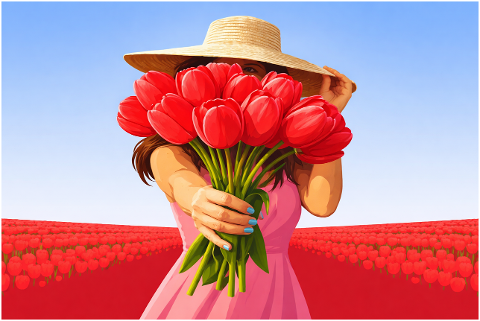 spring-tulip-bouquet-woman-10201666