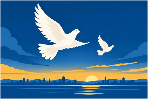 white-doves-flying-doves-sunset-10464016