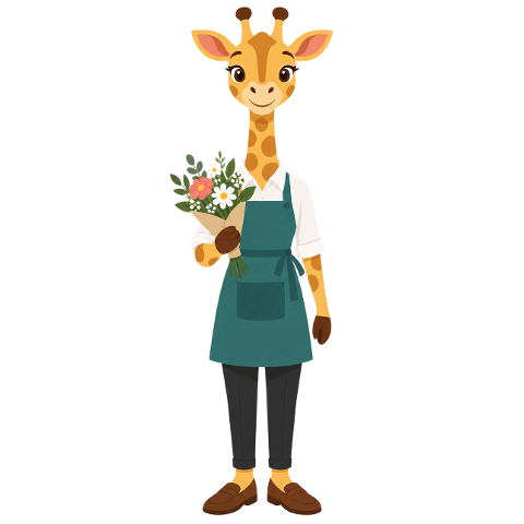giraffe-florist-flower-bouquet-10468951