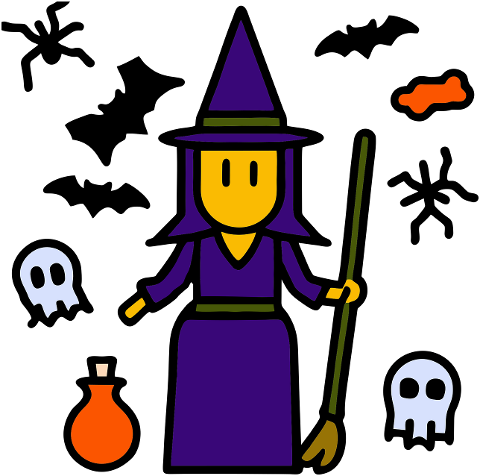 icons-halloween-witch-clipart-7534723