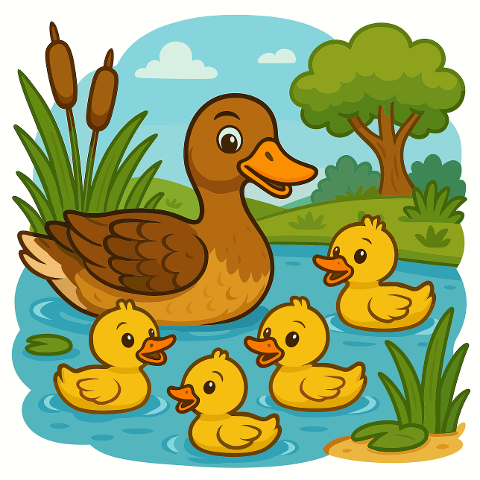 duck-ducklings-pond-water-birds-9868480