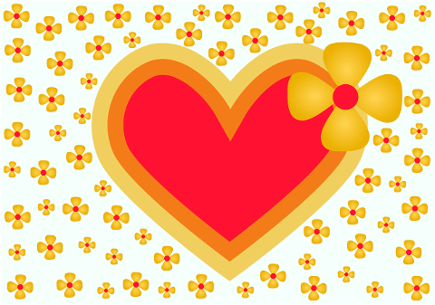 flowers-greeting-card-heart-shape-7107930