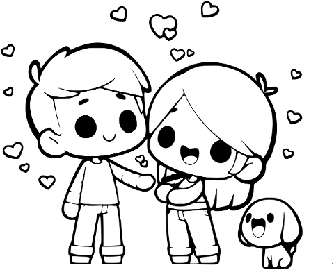couple-dog-romance-love-coloring-8509235