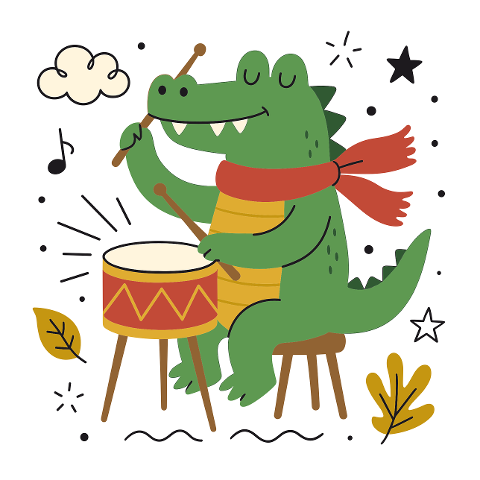 ai-generated-crocodile-drums-chair-9597221