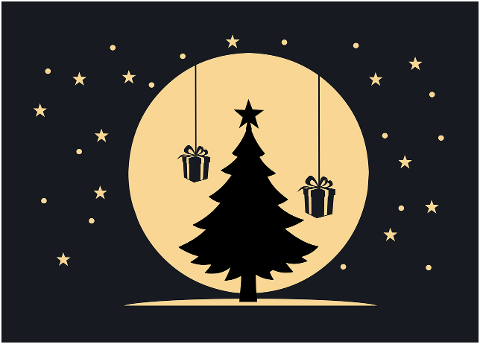 christmas-tree-gifts-silhouette-9252528