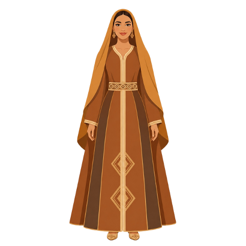 traditional-dress-brown-gown-10444270