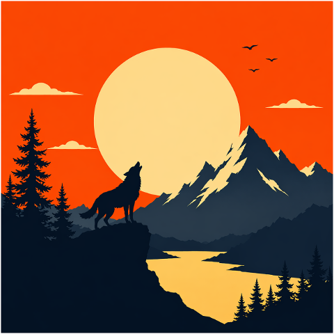 wolf-silhouette-sunrise-10233870