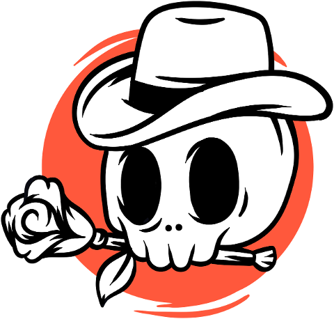 skull-skeleton-rose-flower-head-9055249