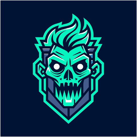 zombie-head-logo-emblem-icon-8562268