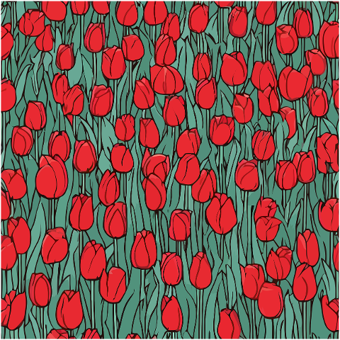 ai-generated-red-tulips-flowers-8710624