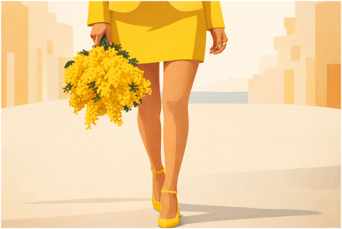 spring-mimosa-yellow-flowers-woman-10209884