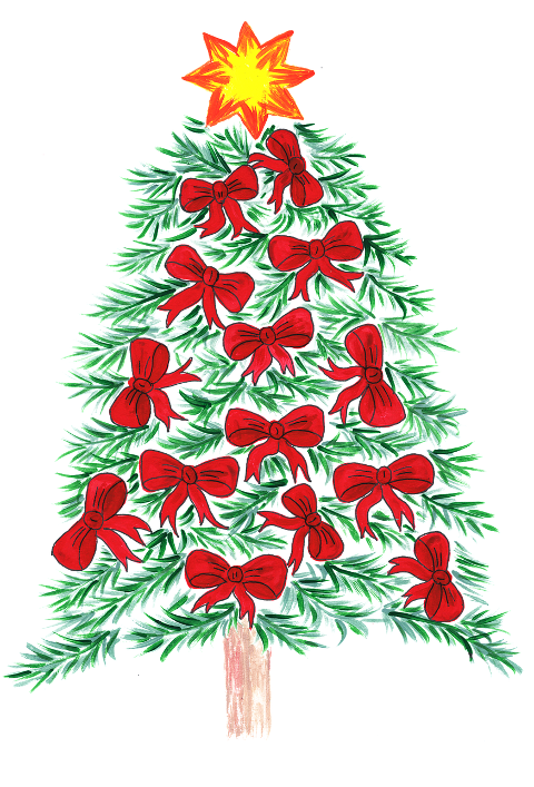 christmas-christmas-tree-bow-6832495