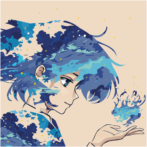 girl-anime-manga-cloud-blue-star-10137688