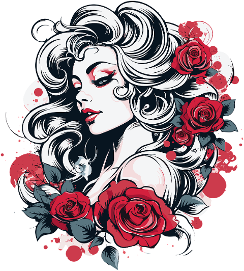 woman-roses-flowers-red-tattoo-8184636