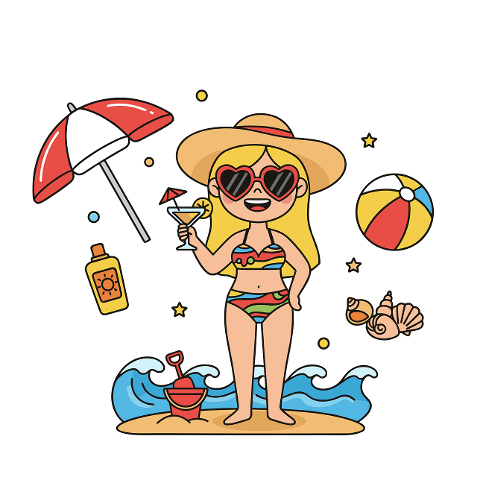 ai-generated-woman-beach-vacation-9894081