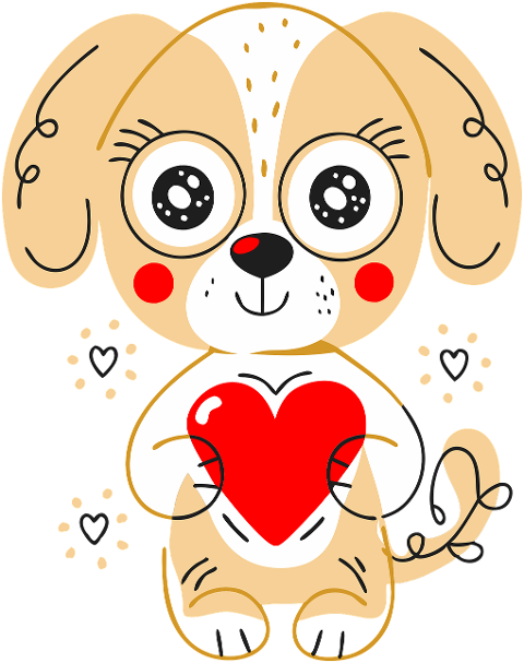 ai-generated-dog-heart-cute-kawaii-9403636