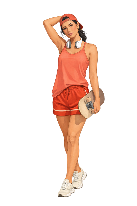 sporty-illustration-active-woman-10053826