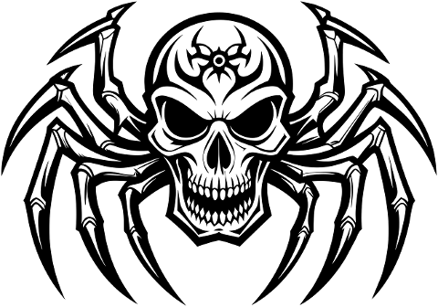 ai-generated-spider-skull-evil-8700694