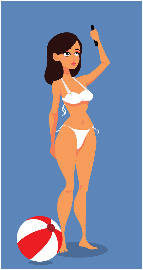 camera-woman-selfie-beach-bikini-7361906