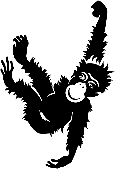 chimpanzee-ape-animal-silhouette-7872319