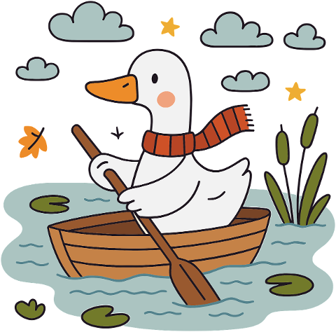 ai-generated-goose-boat-lake-9597201