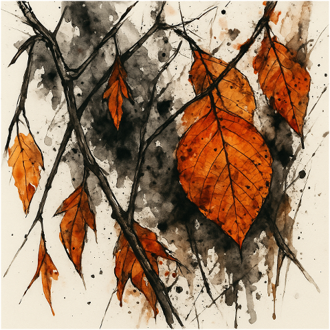 autumn-leaves-watercolor-painting-9929677