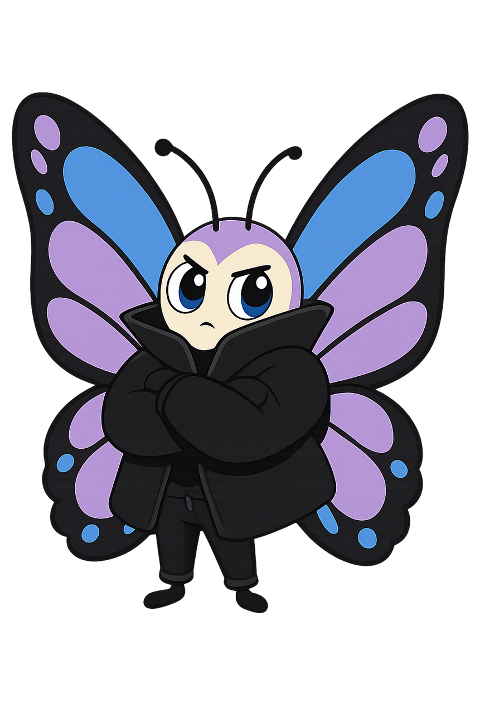 butterfly-mascot-secret-agent-10314929
