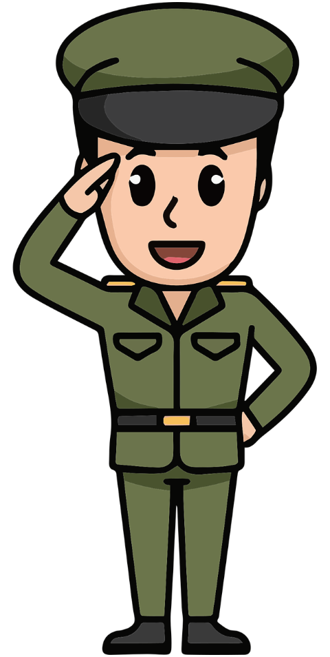 soldier-salute-vector-9561539