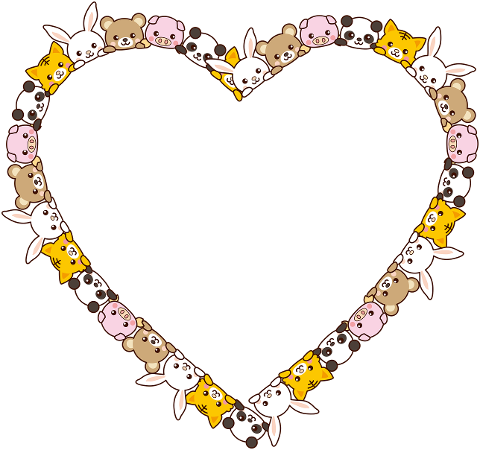 animals-heart-frame-border-love-5985897